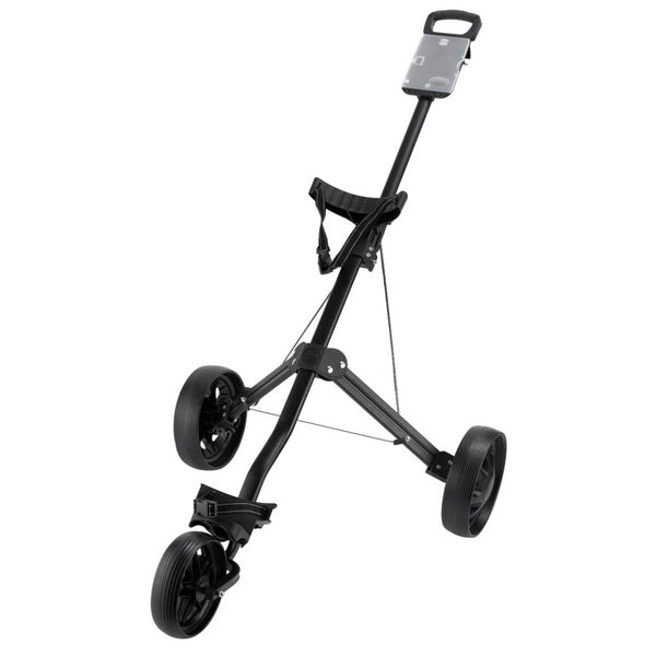 Ben Sayers Three Wheel Push Golf Trolley - Black