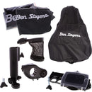 Ben Sayers Electric Golf Trolley - White/Blue