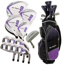 Ben Sayers M8 13-Piece Cart Bag Package Set - Purple - Ladies/Youth