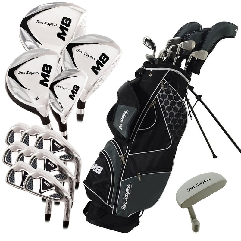 Ben Sayers M8 13-Piece Stand Bag Package Set - Black - Steel