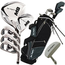 Ben Sayers M8 7-Piece Stand Bag Package Set - Black - Steel