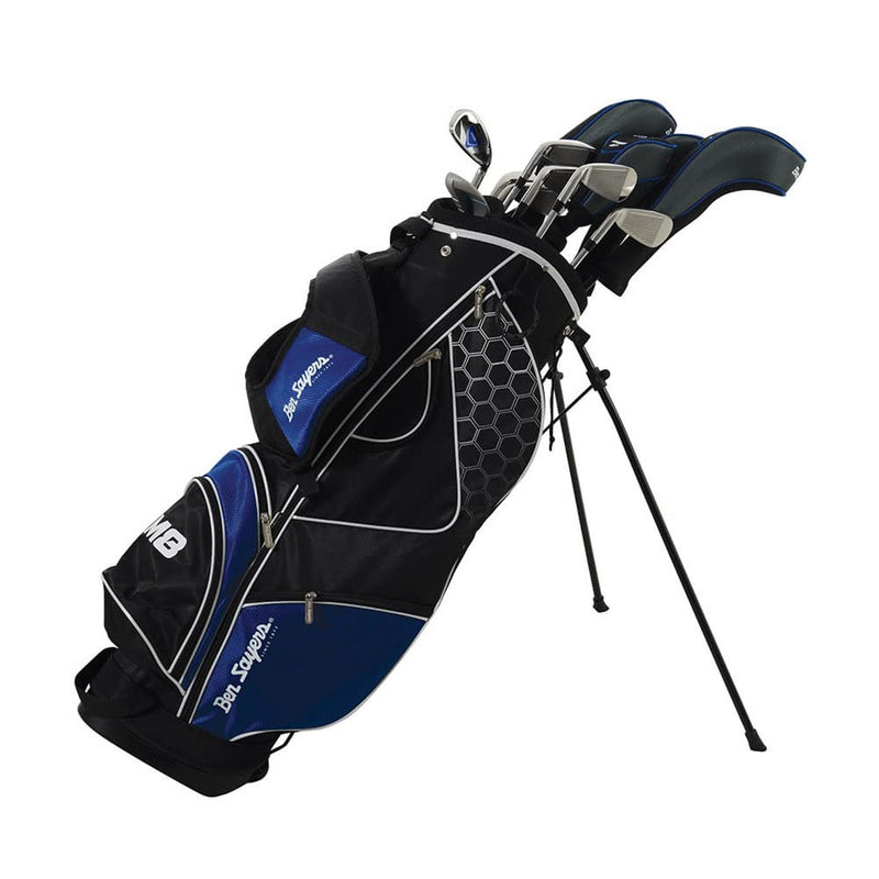 Ben Sayers M8 13-Piece Stand Bag Package Set - Blue - Steel (+1")