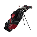 Ben Sayers M8 13-Piece Stand Bag Package Set - Red - Steel
