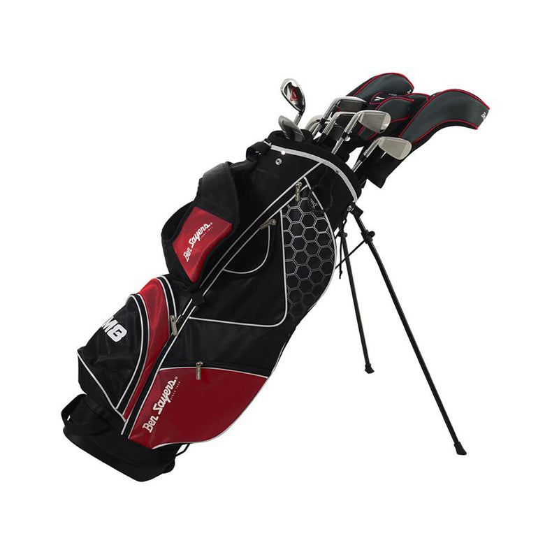Ben Sayers M8 13-Piece Stand Bag Package Set - Red - Steel