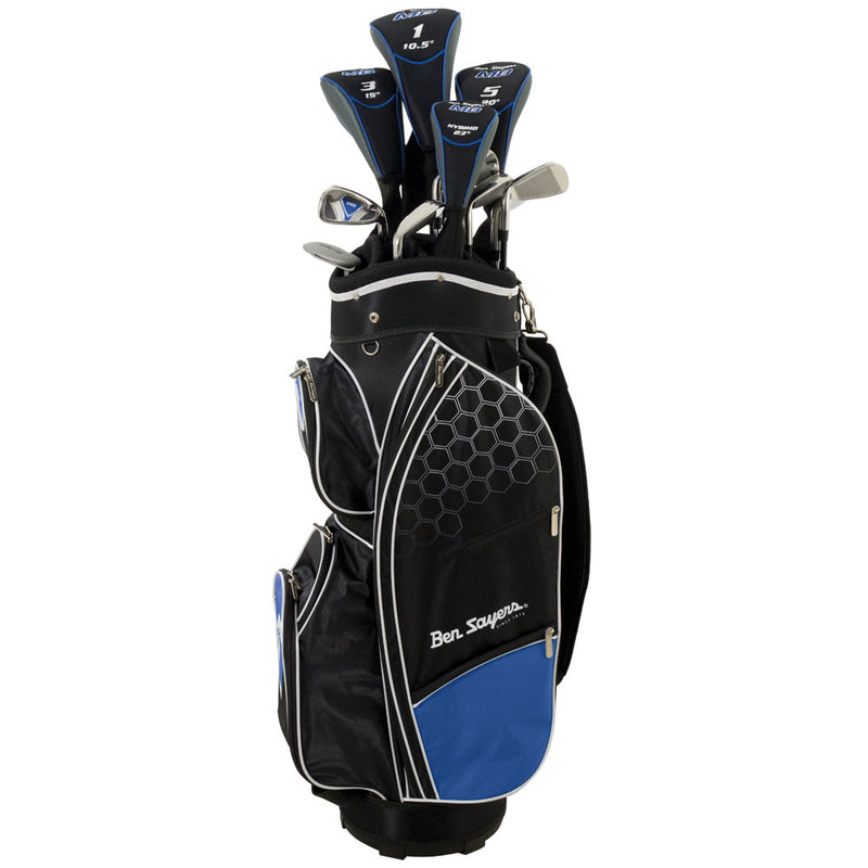Ben Sayers M8 13-Piece Cart Bag Package Set - Blue - Graphite