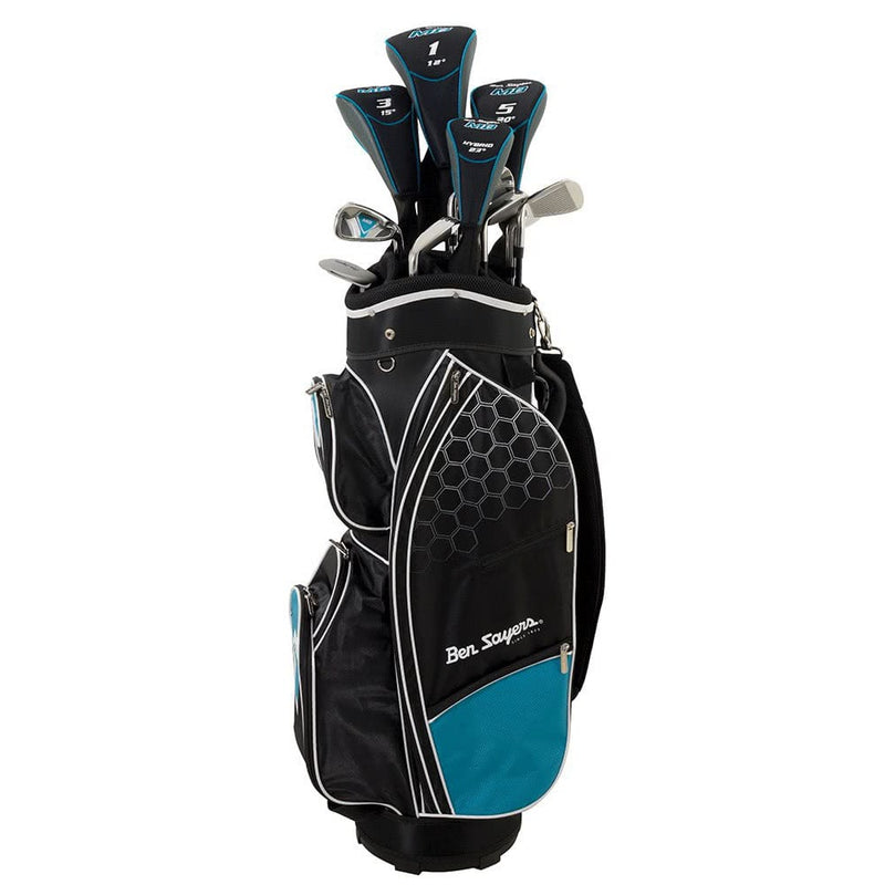 Ben Sayers M8 13-Piece Cart Bag Package Set - Sky Blue - Junior/Ladies