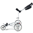 Big Max Autofold X 3-Wheel Push Trolley - White/Cobalt