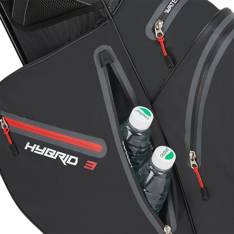 Big Max Aqua Hybrid 3 Stand Bag - Black