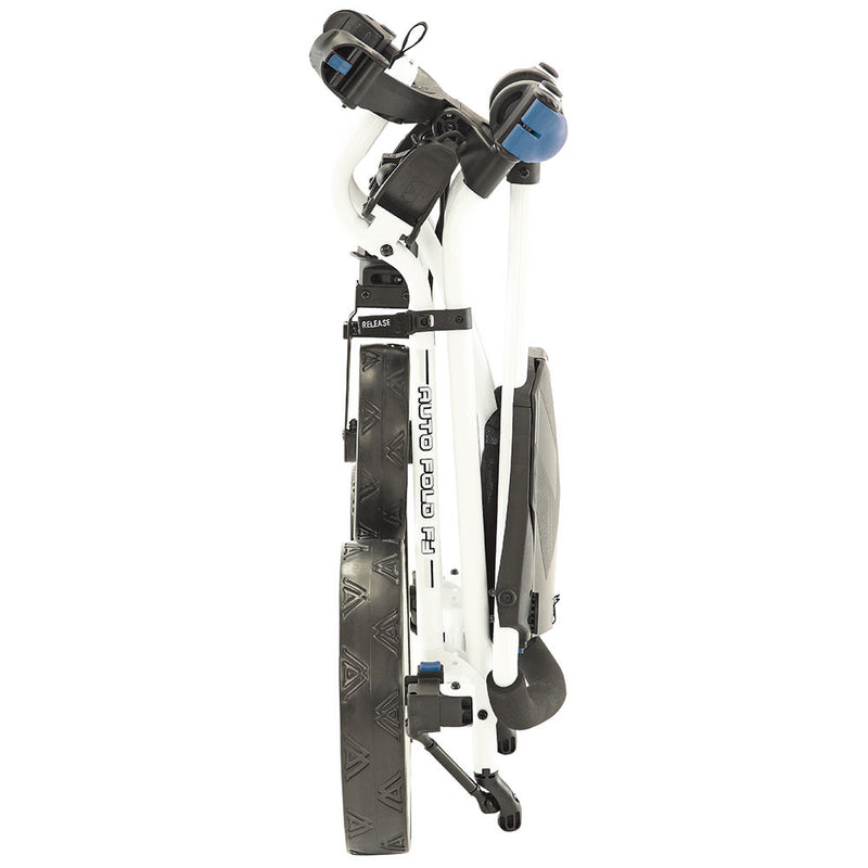 Big Max Autofold FF 3-Wheel Push Trolley - White/Cobalt