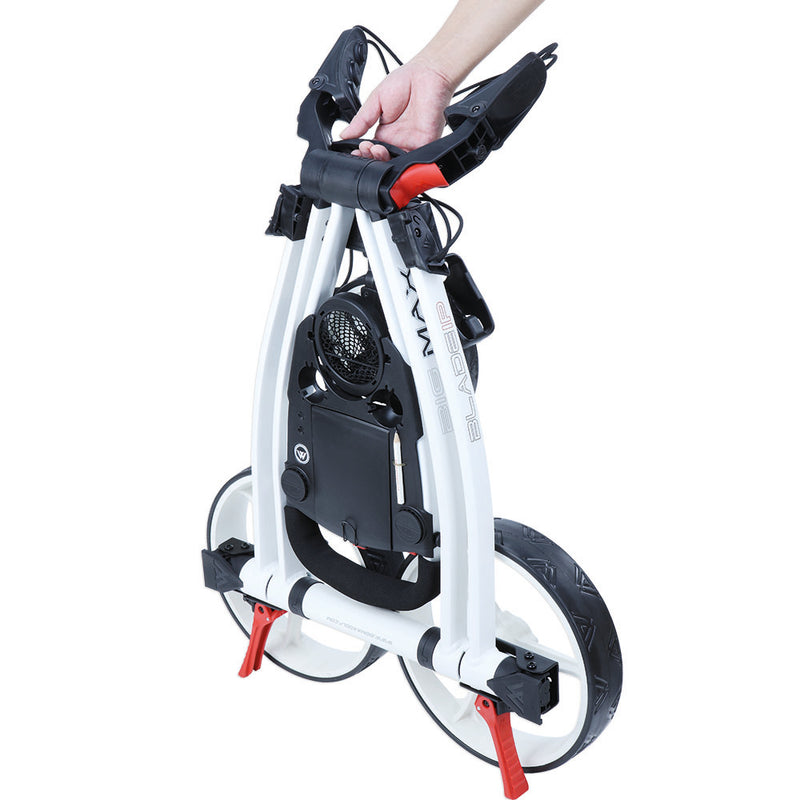 Big Max Blade IP 3-Wheel Push Trolley - Phantom/Lime