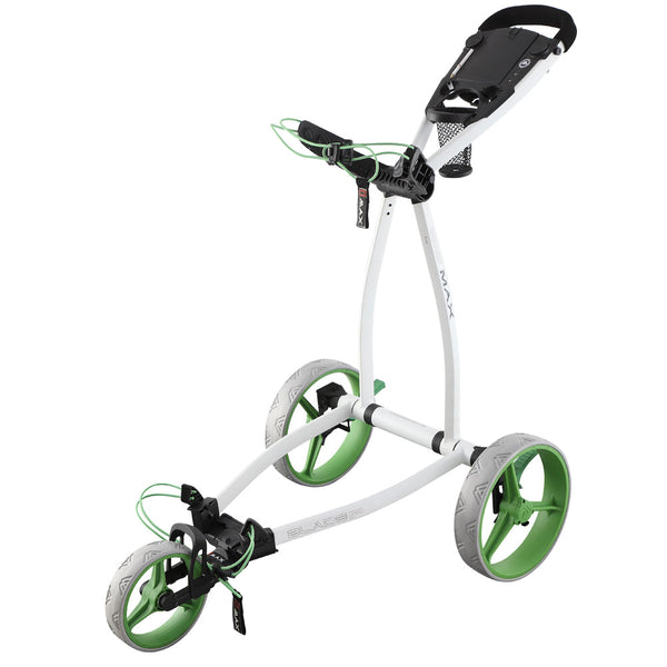 Big Max Blade IP 3-Wheel Push Trolley - White/Lime