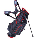 Big Max Dri-Lite Hybrid Stand Bag - Charcoal/Black/Red