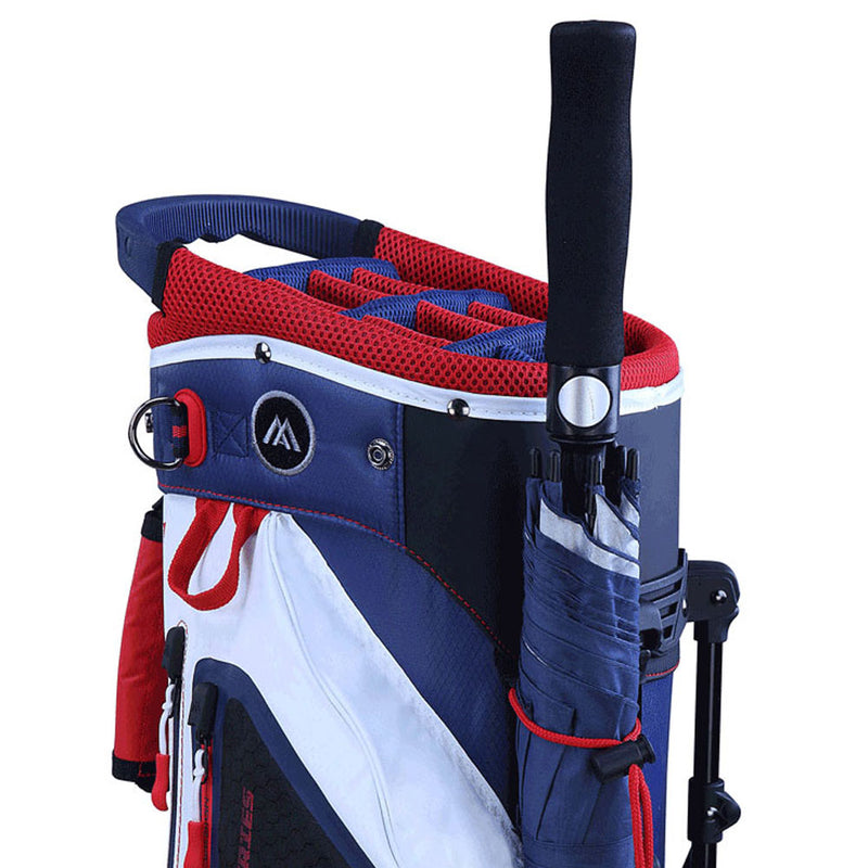 Big Max Dri-Lite Hybrid Stand Bag - Silver/Black/Red