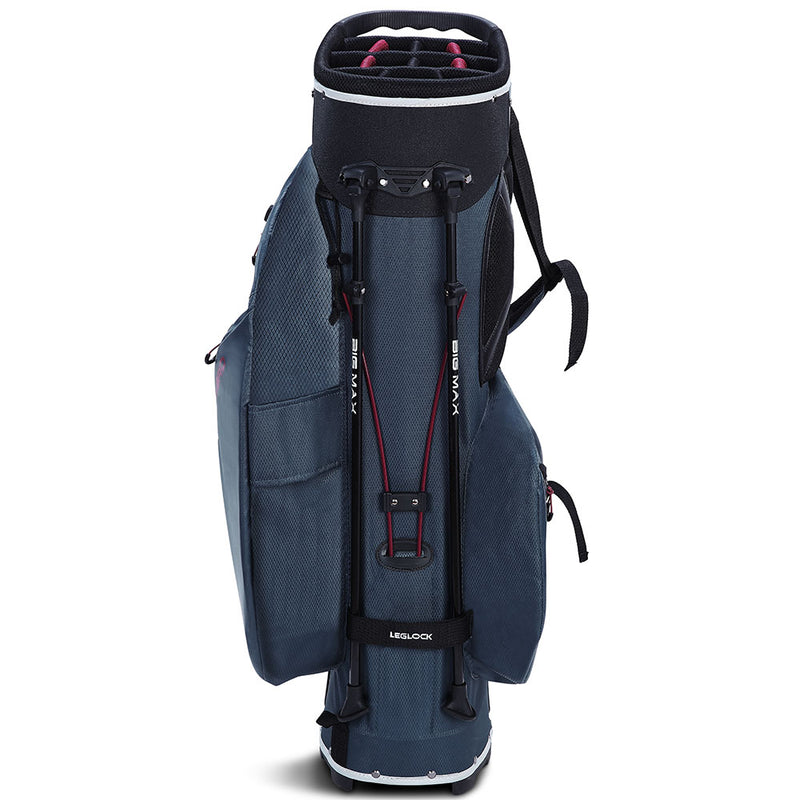 Big Max Dri Lite Hybrid 2 Stand Bag - White/Blueberry/Merlot