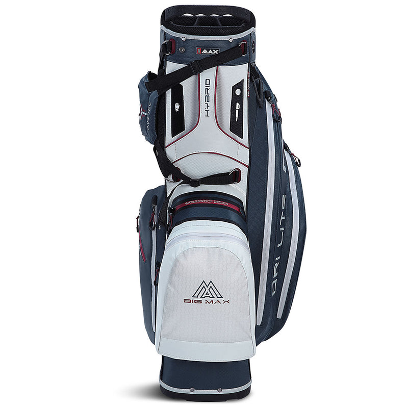 Big Max Dri Lite Hybrid 2 Stand Bag - White/Blueberry/Merlot