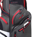Big Max Dri Lite Silencio 2 Organiser Cart Bag - Charcoal/White/Black/Red