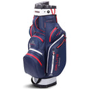 Big Max Dri Lite Silencio 2 Organiser Cart Bag - Navy/Silver/Red