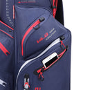 Big Max Dri Lite Silencio 2 Organiser Cart Bag - Navy/Silver/Red