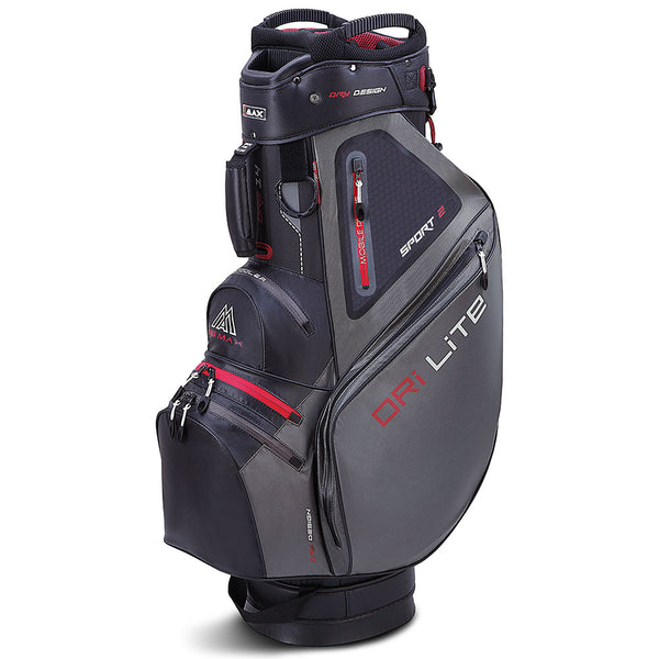 Big Max Dri Lite Sport 2 Cart Bag - Black/Charcoal