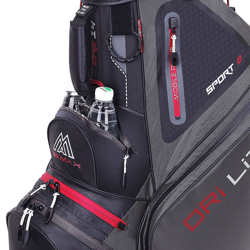 Big Max Dri Lite Sport 2 Cart Bag - Black/Charcoal