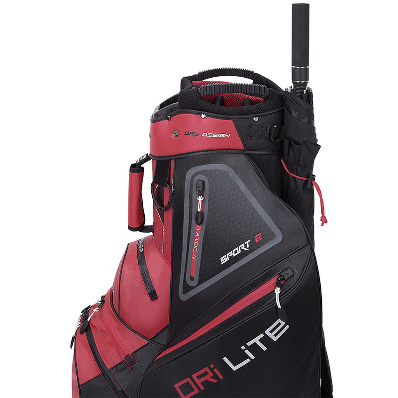 Big Max Dri Lite Sport 2 Cart Bag - Red/Black