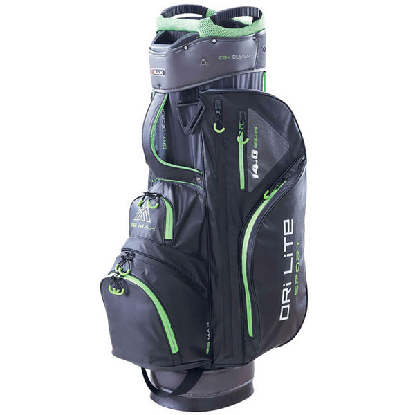 Big Max Dri Lite Sport Cart Bag - Black/Lime