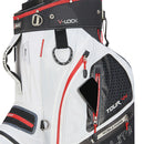Big Max Dri Lite V-4 Cart Bag - Black/White/Red