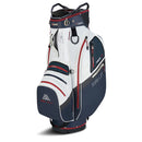 Big Max Dri Lite V-4 Cart Bag - Blueberry/White/Merlot
