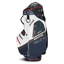 Big Max Dri Lite V-4 Cart Bag - Blueberry/White/Merlot