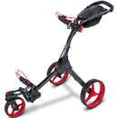 Big Max IQ 360 3-Wheel Push Trolley - Black/Red
