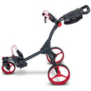 Big Max IQ 360 3-Wheel Push Trolley - Black/Red