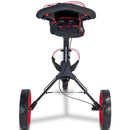 Big Max IQ 360 3-Wheel Push Trolley - Black/Red