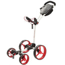 Big Max Blade Quattro 4-Wheel Push Trolley - White/Red