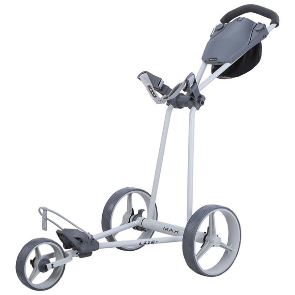 Big Max Ti-LITE 3-Wheel Push Trolley - Grey