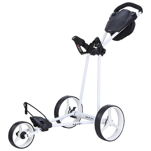 Big Max Ti-LITE 3-Wheel Push Trolley - White