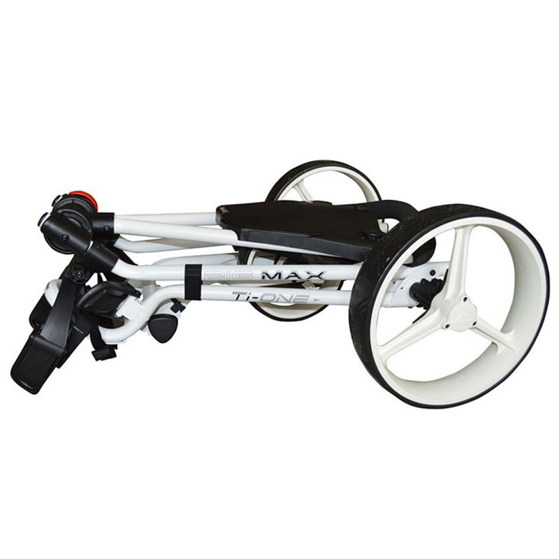 Big Max Ti-ONE 3-Wheel Push Trolley - White