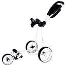 Big Max Ti-ONE 3-Wheel Push Trolley - White