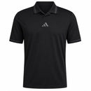 adidas Beyond Vent Twistknit Polo Shirt - Black/Black