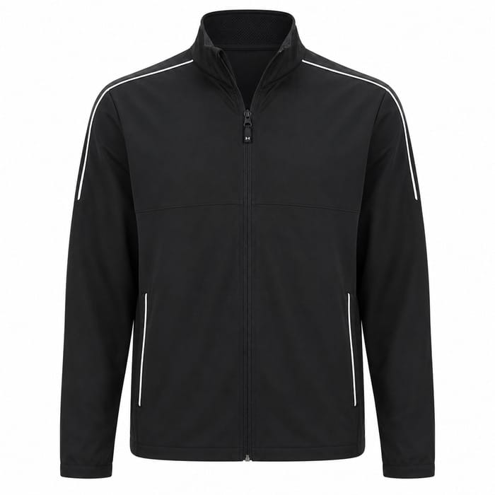 Under Armour Drive Wind Full Zip Pullover - Black/White