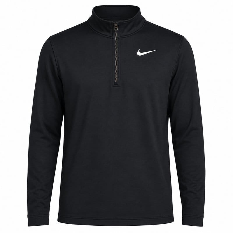 Nike Victory Dri-FIT Therma Flex 1/2 Zip Pullover - Black/Black/White