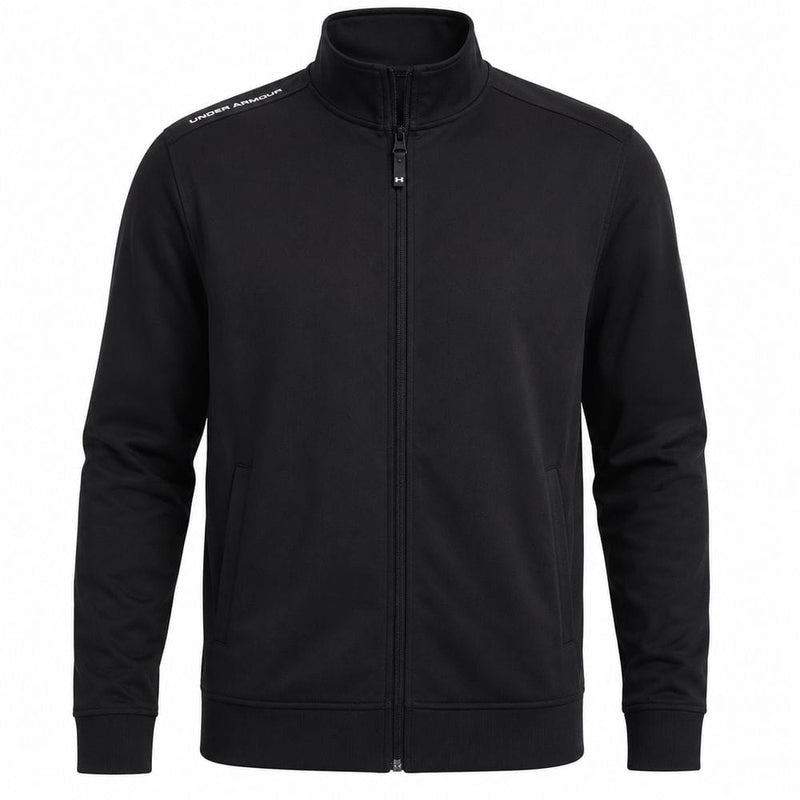 Under Armour Drive Wind Full Zip Top - Black/Black/White