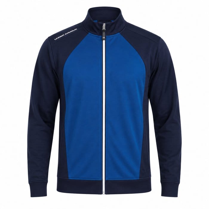 Under Armour Drive Wind Full Zip Top - Midnight Navy/Varsity Blue/White