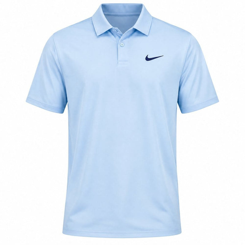 Nike Dri-Fit Velocity Solid Polo Shirt- Hydrogen Blue/Black