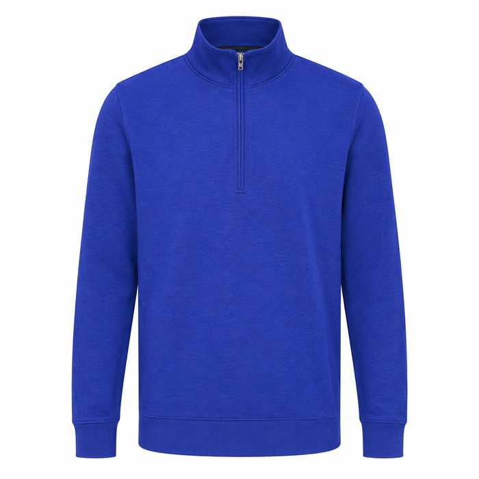 Nike Dri-FIT Mens Players Half Zip Pullover Top - Blue