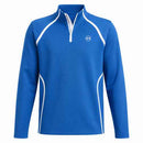 Under Armour Drive Midlayer 1/4 Zip Pullover - Aegean Blue/White