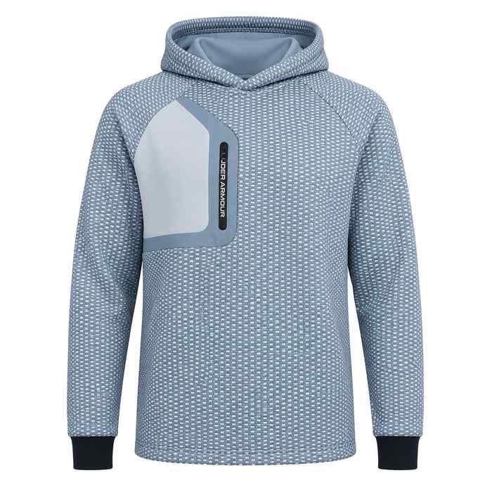 Under Armour Drive Pro Hybrid Hoodie - Blue Wind/White