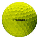 Bridgestone Tour B XS Golf Balls - Yellow - Double Dozen