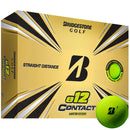 Bridgestone E12 Contact Matte Golf Balls - Green - 12 Pack