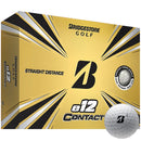 Bridgestone E12 Contact Matte Golf Balls - White - 12 Pack