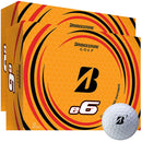 Bridgestone E6 Golf Balls - White - Double Dozen